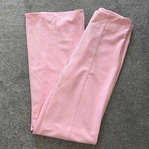 Brand new never worn pink flare leg pants